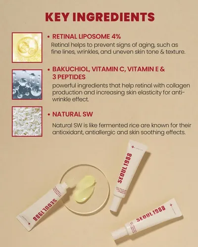 Crema De Ojos Ksecret: Liposoma Retiniano Al 4% +frijol Ferm