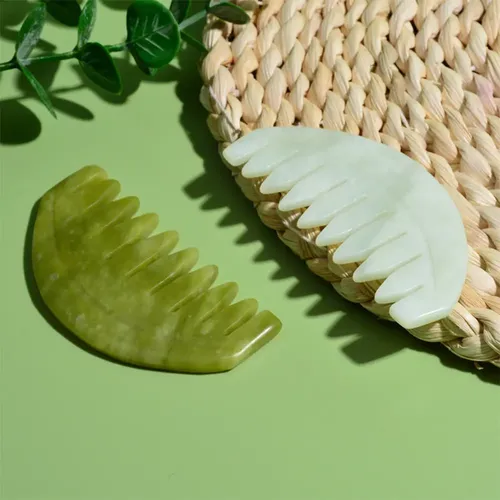Masajeador Meridians Jade, Peine De Masaje For Cabello, 2 U