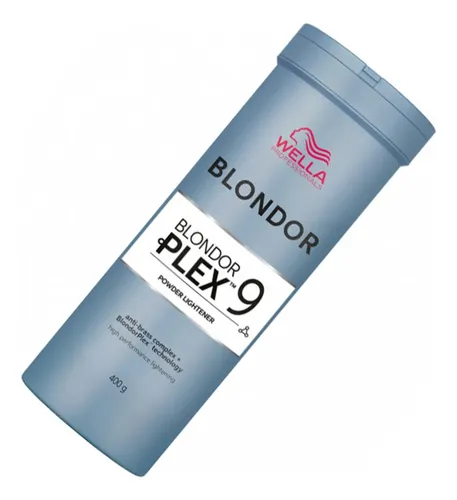 Polvo Wella Blondor Plex 9 Decolorante 400gr Anticobrizo 6c