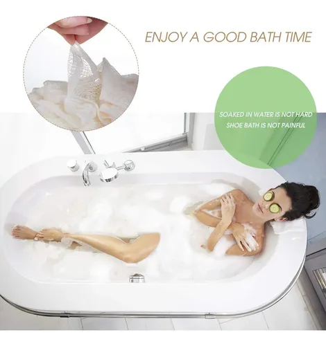 Mitón De Baño Mikimini 2 En 1 Exfoliante Lufa Xl/m