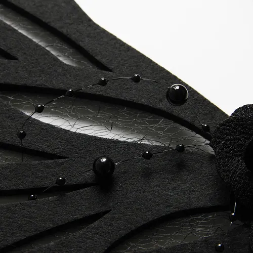 Pinza De Cabello Mariposa Negra