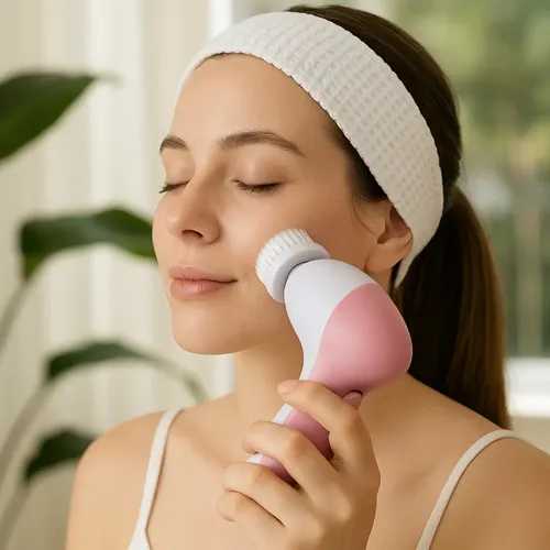 Cepillo Facial Masajeador Exfoliante Limpieza 5 En 1 A Pilas