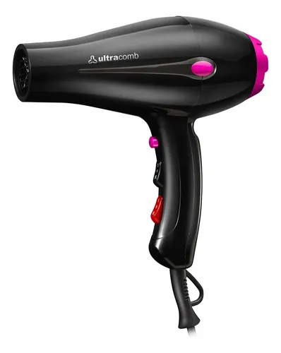 Secador De Cabello Ultracomb Sc4607 2000w Tourmaline Ion Color Negro