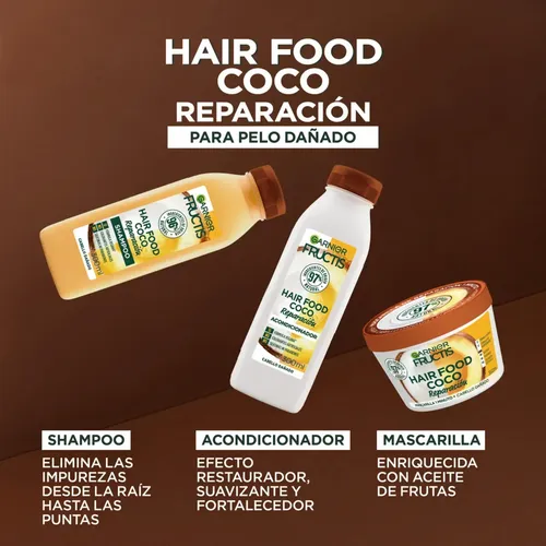 Mascarilla Fructis Hair Food Coco 350ml