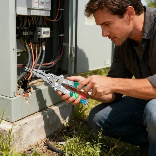 Compatible . Pelacables Eléctrico Con Probador De Voltaje