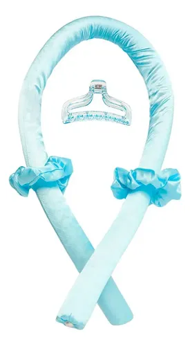 Diadema Con Varilla Para Rizar Sin Calor, Cinta De Seda Sin