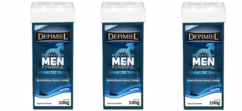 3 Ceras Roll On Descartable X 100grs Depimiel Depilacion