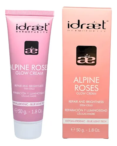 Alpine Roses Glow Cream Idraet Travel X 50gr. Celulas Madres
