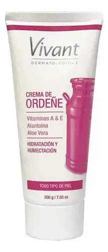 Crema De Ordeñe Vivant Con Vitamina A & E X200g
