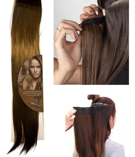 Extension Cortina  Pelo Lacio Con Clips Varios Tonos Lefemme