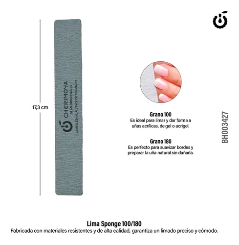 Limas Rectangular X5 Unidades 100/180 Cherimoya