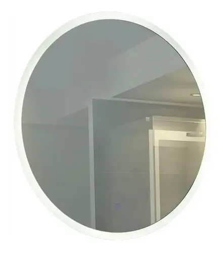 Espejo Redondo Con Led Moderno Tactil Baño Pared N°4