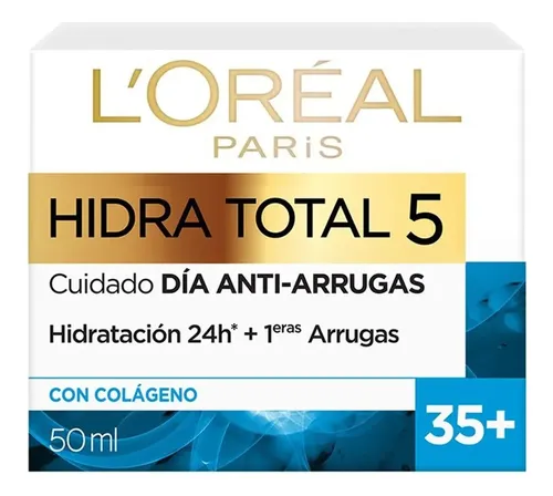 Crema Facial Antiarrugas +35 Loréal Paris Hidra Total 5 50ml