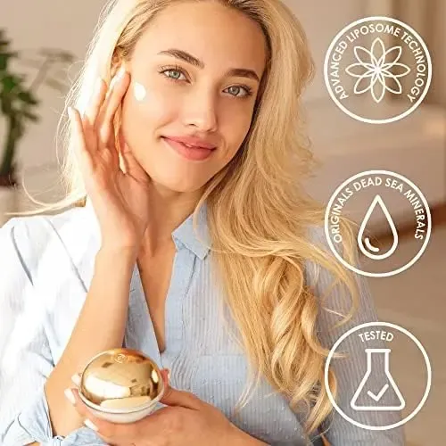 Premier Dead Sea Eye Cream, Que Desafía La Edad, Ayuda A Min
