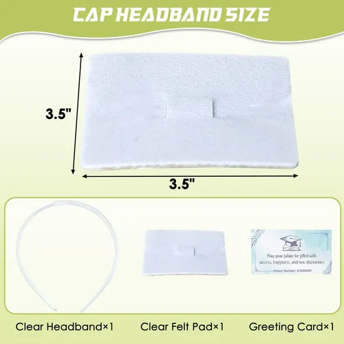 Diadema Franimo Graduation Cap Anticaída Transparente