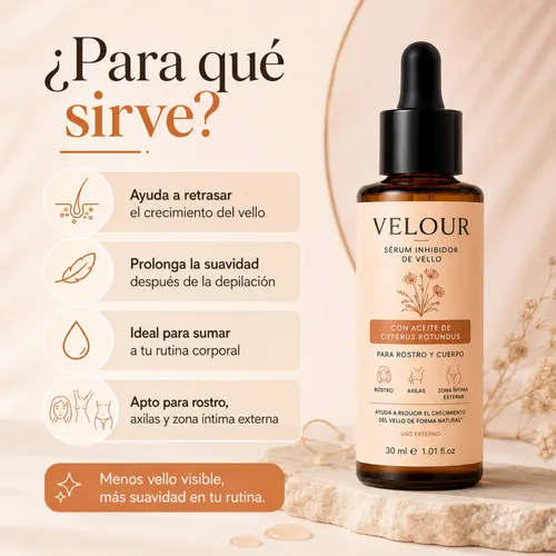 Velour Aceite Para Cuidado Corporal Piel Suave 30ml Pack X5