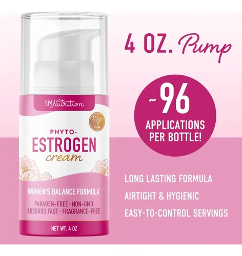 Crema Fitoestrógeno Para Mujeres Con Ñame Salvaje Natural Sin Fragancia