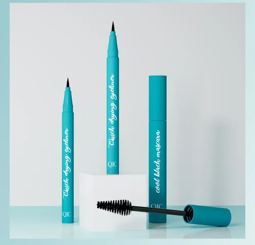 Kit De Rímel E Delineador De Olhos Border Beauty Qic Green