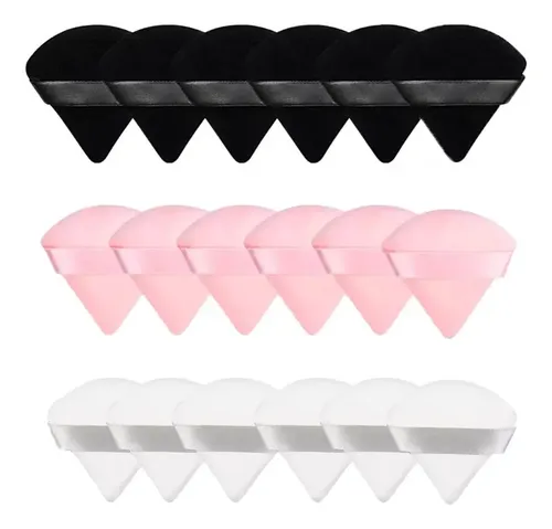 Alh Set De 18maquillaje Puffs Polvo Triángulo Esponja