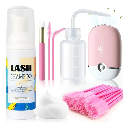 Kit Shampoo Foam De Pestañas Lash Diferentes Modelos