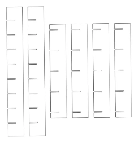 Set De 6 Divisorias Para Gaveta De Maquiagem Branco