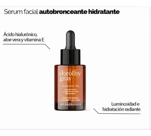 Serum Facial Autobronceante Hyaluronic Tan Dorothy Gray 30 Ml
