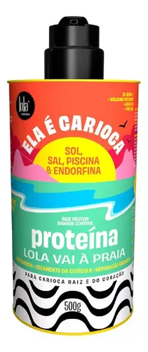 Proteína Capilar 500ml Ela E Carioca Lola Cosmetics