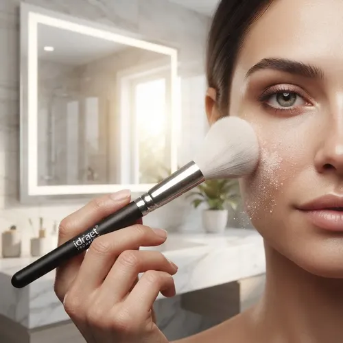 Brocha Maquillaje Iluminador Sp31 Highlight Brush Idraet