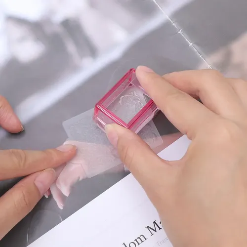 Set De Estampadores De Uñas De Silicona Clear Art Para
