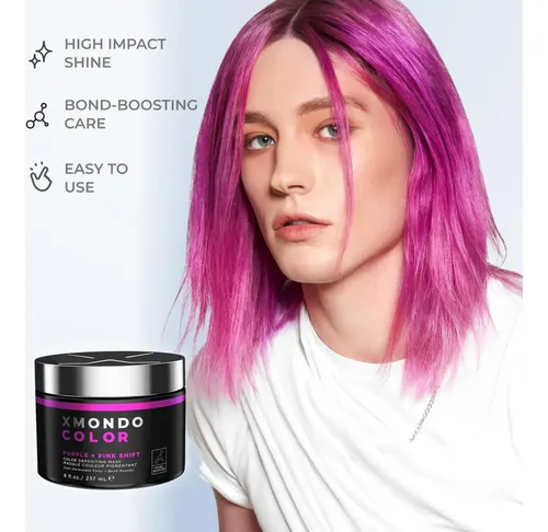 Tinte Semipermanente Xmondo Color Purpura Y Rosa 8 Oz