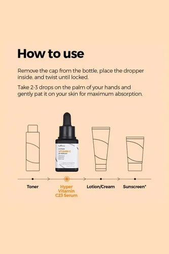 Serum Vitamina C Coreano ISNTREE Hyper Vitamin C 23 Iluminador