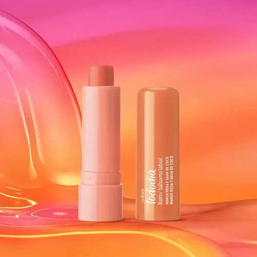 Balsamo Labial Natura Tododia Mango Rosa Y Agua De Coco 2.7g