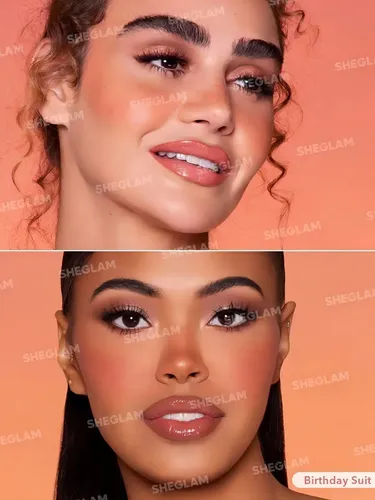 Color Bloom Sheglam rubor tono del maquillaje Birthday Suit