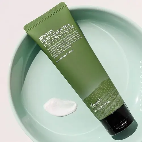 Benton Deep Green Tea Cleansing Foam Espuma De Limpieza Momento de aplicación Día/Noche Tipo de piel Todo tipo de piel