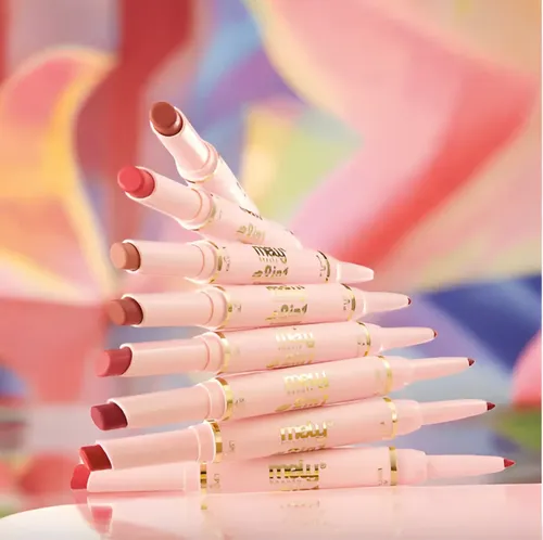 Labial Y Delineador De Labios 2en1 Ultra Matte Lipliner Mely