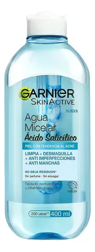 Garnier Agua Micelar Con Ácido Salicílico 400ml