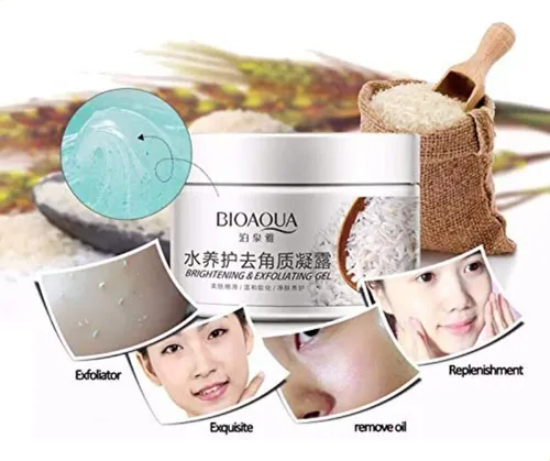 El Gel Exfoliante De Arroz Elimina Las Células Muertas Bioaq