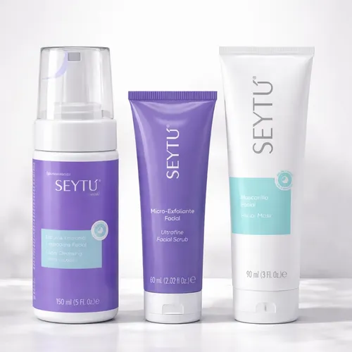 Kit Limpieza Prof Seytú Facial Espuma Exfoliante Mascarilla