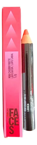 Lápiz Labial Naranja Mini Chubby Mate Faces