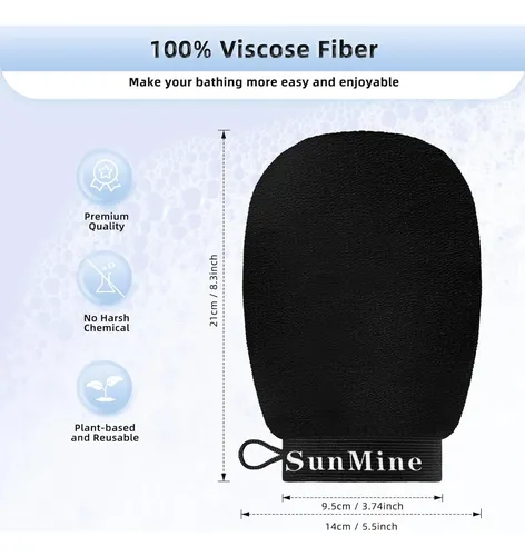 Guantes Exfoliantes Sunmine 2 Piezas Para Cuerpo