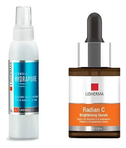 Radian C Brightening Serum Vit C+ Hydrapore Loción Lidherma