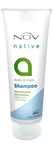 Shampoo Nov Native Aceite De Argán Nutrición X 240 Ml.