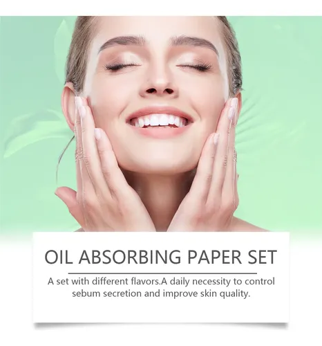Jkk 1 Uds. Serie De Papel Absorbente De Aceite Refrescante