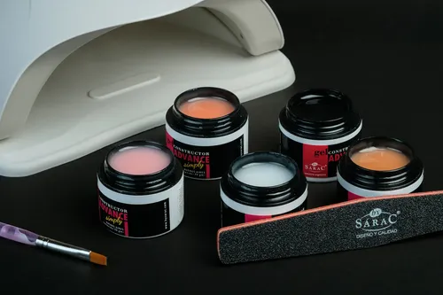 Kit Construcción De Uñas Esculpidas Gel Avanzado By Sarac