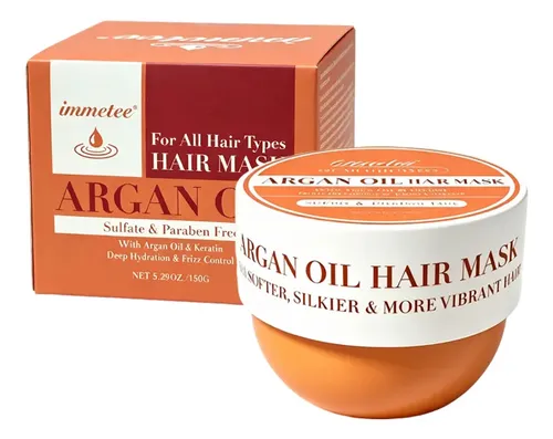 Mascarilla Capilar Con Aceite De Argán Immetee, 150 G