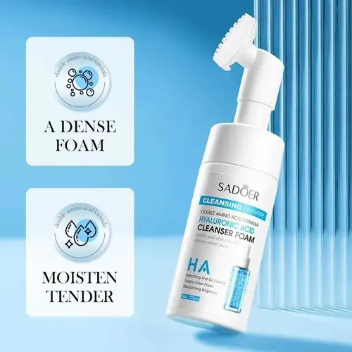 Espuma Limpiadora Facial Ácido Hialurónico 120ml Sadoer Momento De Aplicación Día/noche Tipo De Piel Todo Tipo De Piel
