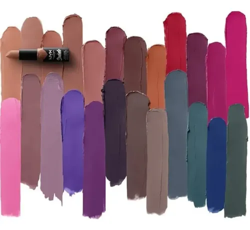 Labial Cremoso Barra Nyx Suede Matte Lipstick Tono Cherry Skies