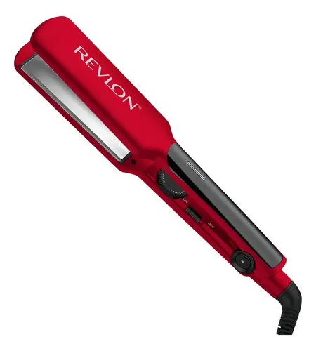 Plancha De Pelo Revlon 220° Placas 4.5 Cm. Recubrimiento Titanio – Roja