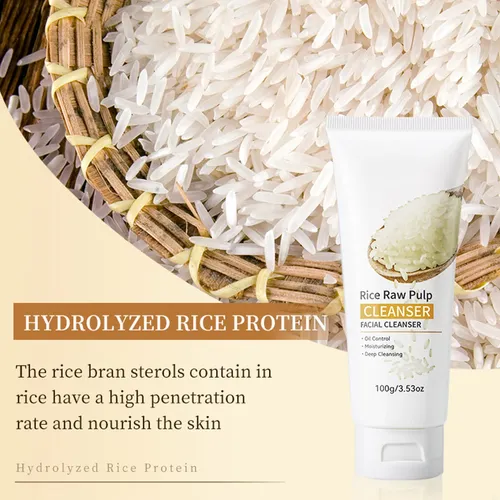 Lavado Facial De Limpieza Profunda, Lavado Facial De Arroz C