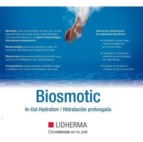 Biosmotic Lidherma Hidratacion Profunda Locion Hialuronico
